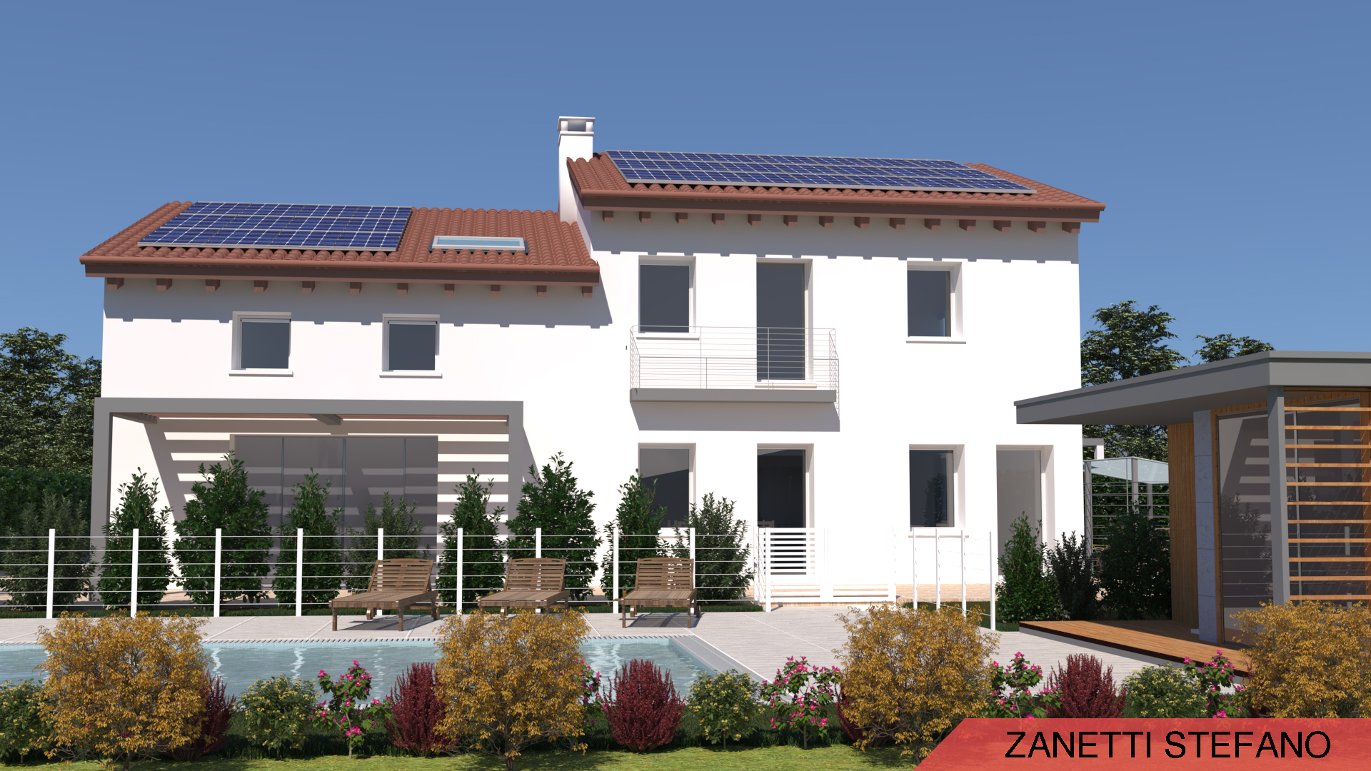 Residence con piscina